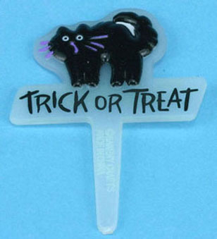 Dollhouse Miniature Halloween Lawn Signs, Assorted